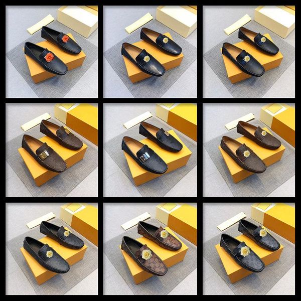 

men loafers shoes 2020 autumn fashion men's flats brand moccasins male footwear comfy slip-on suede luxury men shoes men casual shoes, Black