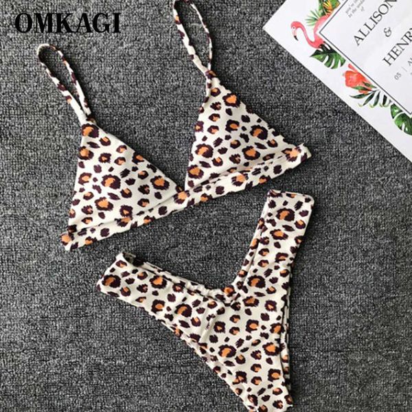 

omkagi bikini 2020 swimwear women biquini push up bikini set swimming swimsuit bathing suit beachwear maillot de bain femme, Black