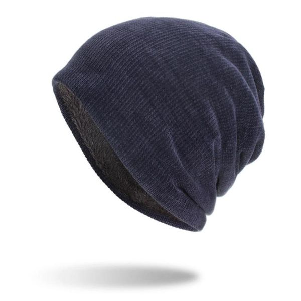 

winter slouch warm hip hop solid corduroy hat ski cap outdoor, Blue;gray