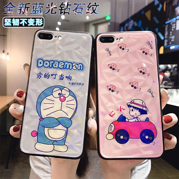 

suitable for vip 7 / 8plus blu ray mobile phone se2 protective sleeve soft bag back shell 7plus package anti falling cartoon cute4fre
