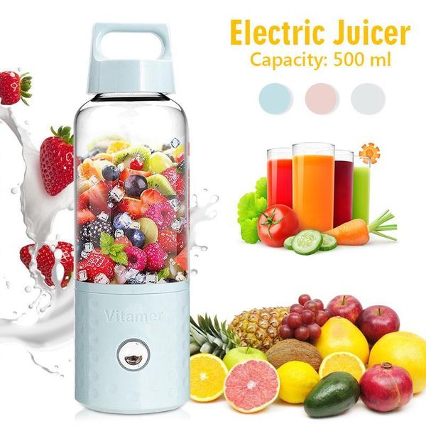 

portable juicer blender usb rechargeable blender mixer mini juicer juice machine smoothie maker1