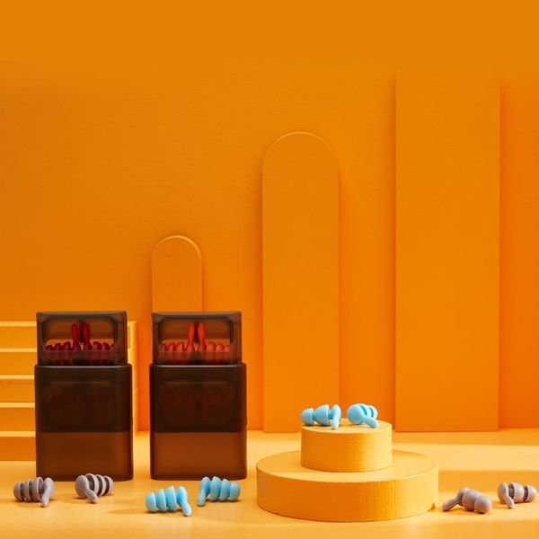 

sile sleeping ear plugs 2 pairs soft anti-noise earplugs protection noise reduction earlugs for travel sleeping sqcucg