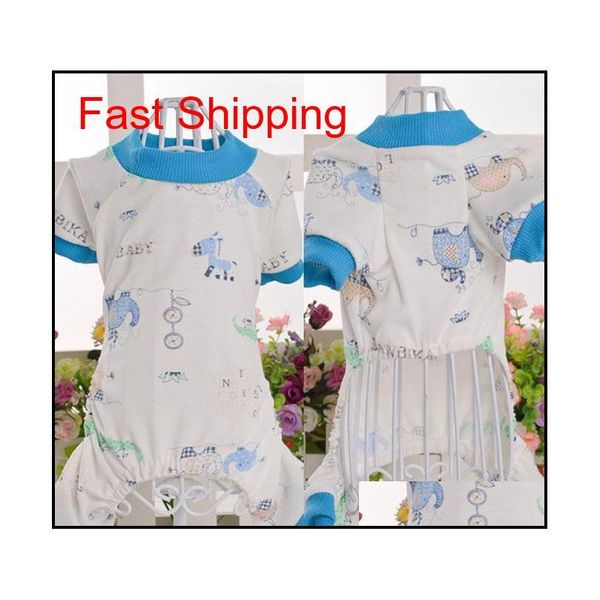 

pet small dog cotton animal printed jumpsuit coat pajamas qylybf bdenet