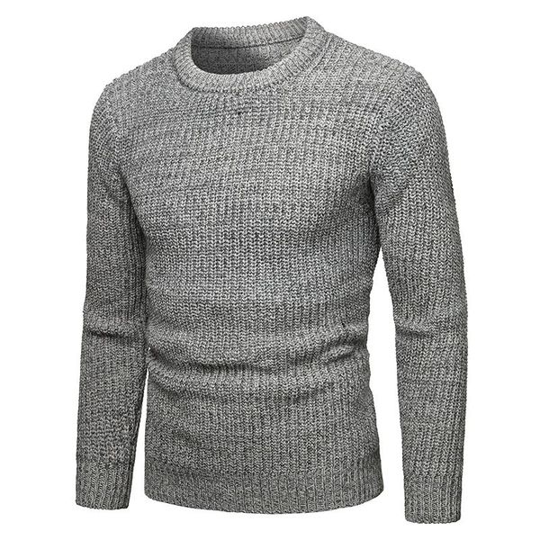 

men's sweaters sweater men autumn winter warm round collar pullover casual pull homme, White;black