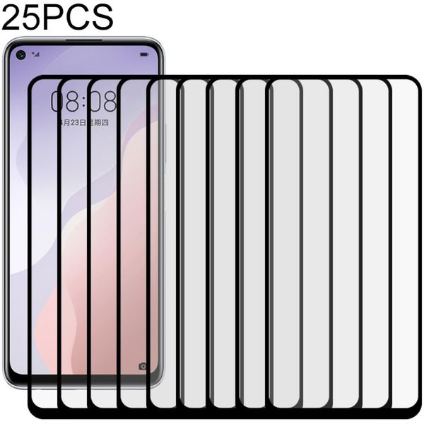 

for huawei nova 7 se 25 pcs full glue full screen tempered glass film