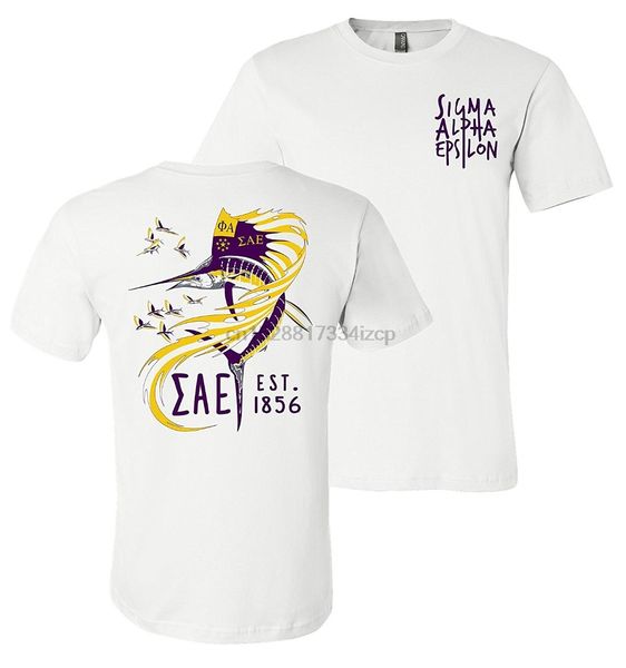 

2019 fashion summer style sigma alpha epsilon fraternity sailfish nautical bella canvas shirt tee shirt sport hooded sweatshirt hoodie