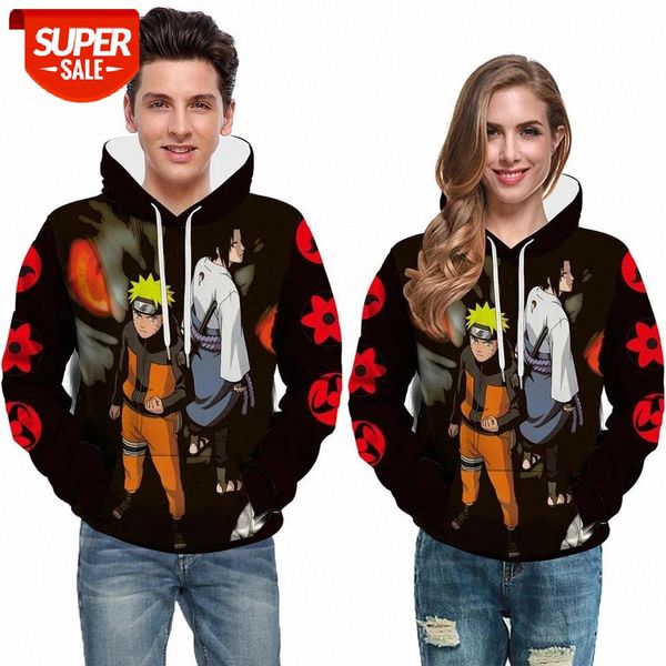 

new fashion men hoodies anime naruto cartoon totally 90's 3d print hoodie streetwear casual hooded sweatshirt #yr4r, Black