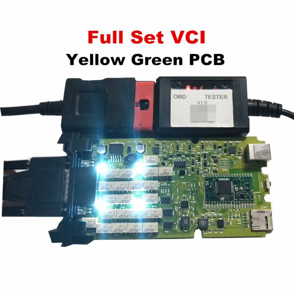 

russian a+quality green single board tcs 2020.1/ 2020.00 with keygen bluetooth diagnostic tool for cars/trunks