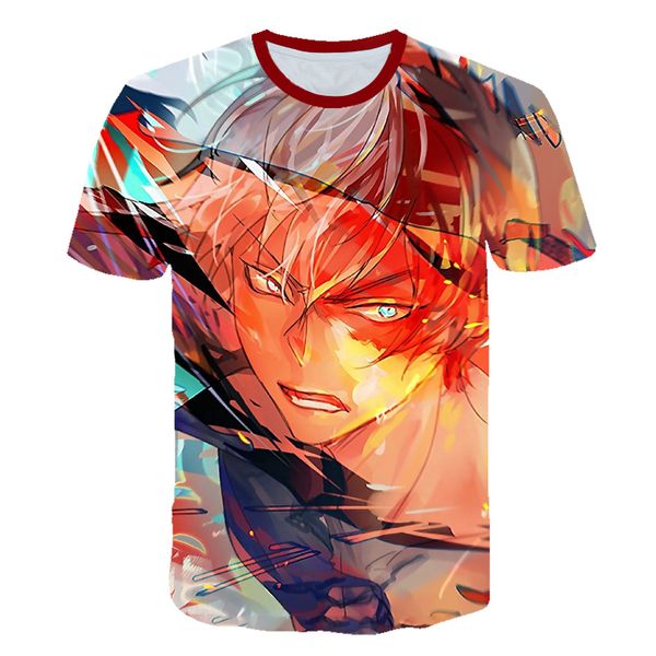 

my hero academia anime mens japanese anime printed for men camiseta masculina 3d print shirts oversized plus size harajuku men clothing