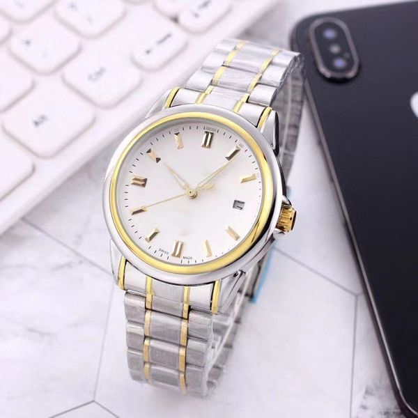 

fashion luxury mens designer watches brand mechanical automatic movement men wristwatches stainless steel band 40cm dial business watch for, Slivery;brown