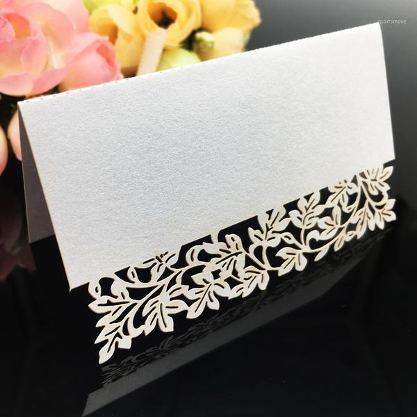 

greeting cards 25pcs hollow out luxury table name place wedding christmas birthday party invite decoration favor1