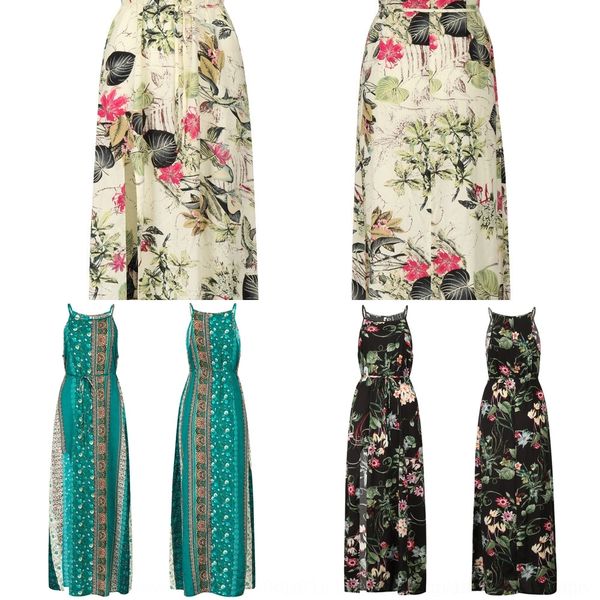 

ufxnr hanfu one-piece sling suspender rayon printed long beach hanfu one-piece sling dress suspender beach printed long rayon dress 4jmcj, Black;gray