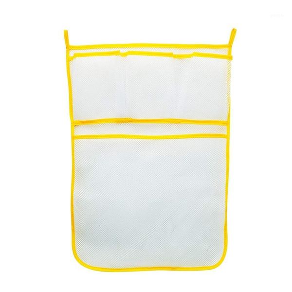 

storage bags baby bath toy or shower bag bathroom suction cup hanging pockets hold kid's tub toys soaps shampoos1
