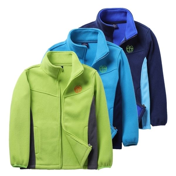 Primavera e outono meninas na moda meninos jaqueta esporte crianças polar velo macio shell roupas crianças outerwear 5-14T 201208