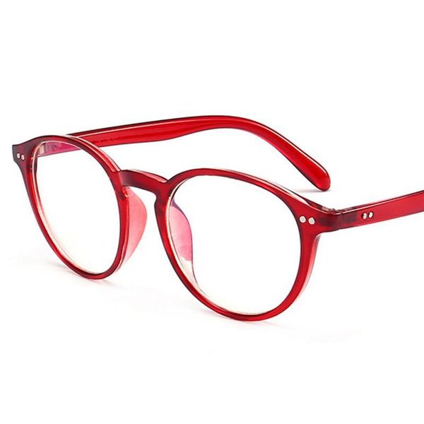 

новые мужчины и женщины anti-синий луч чтения очки full frame ретро очки диоптрий + 1,0- +400 черный / красный / коричневый / прозрачный h5, White;black