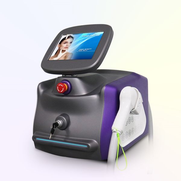 

taibo 808nm diode laser permanent hair removal for esthetician use salon painless fast cooling depilation machine, Black