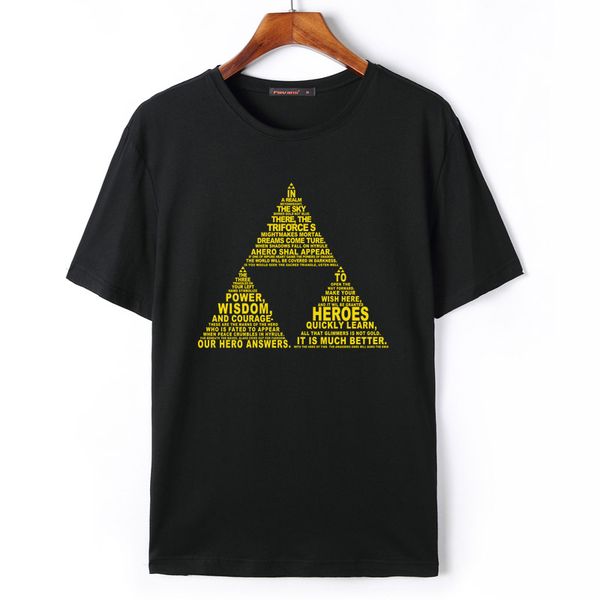 

легенда о zelda мужчины моды хлопка с короткими рукавами человек 2018 летний новый mens марка одежды балахон дизайнеров футболки толстовка