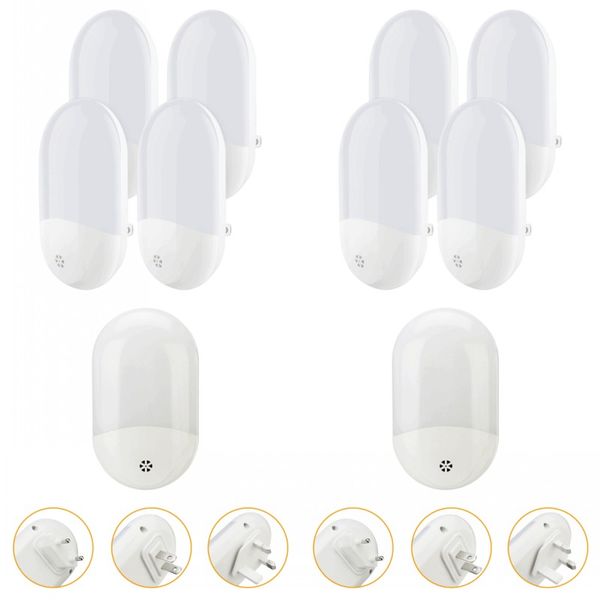 

led light controlled induction white plug in warm lights night lighting intelligence automatic on lamps reliable bedroom indoor 12 5fy n2