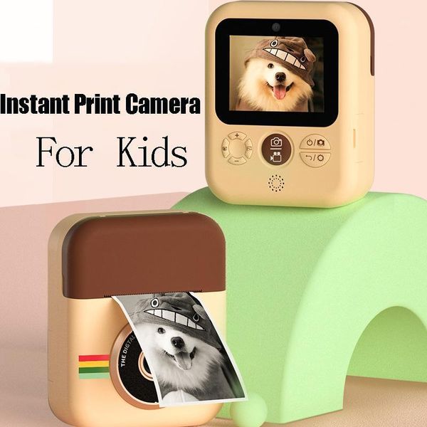 

instant print camera with p paper child children camera birthday gifts 2.4 inch 1080p hd p video digital for kids1