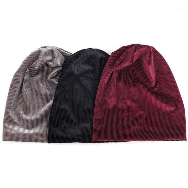 

beanies casual ribbed hat and caps for men women autumn winter slouch skullies hats knitted plain cap1