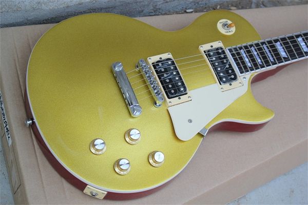 

rosewood fingerboard electric guitar, gold solid mahogany body electric guitar guitars guitarra