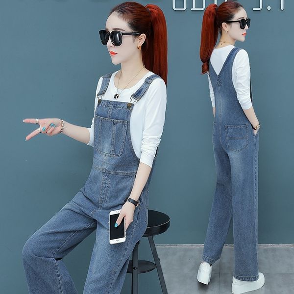

hk3ap western sling body clothes body clothes style suspender for women loose new wide and autumn 2020 slimming and age-reducing spring leg, Gray