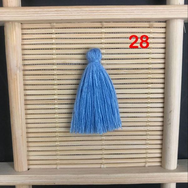 

50pcs 3cm mini cotton tassel fringe pendant diy small tassel trim earring jewelry making garments curtains sewing accessories h jllogf