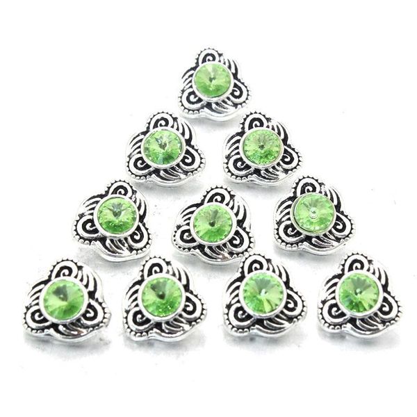 

wholesale 10pcs lot styles 12mm metal snap buttons buttons rhinestone watches snaps jewelry 011601 h bbyrjf
