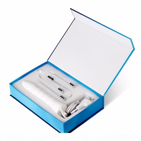 

4 in 1 portable high frequency electrode wand electrotherapy glass tube beauty device spot remover facial skin care spa