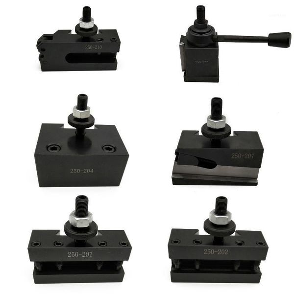 

250 wedge type quick change toolpost tool holder steel tool rest post holder1