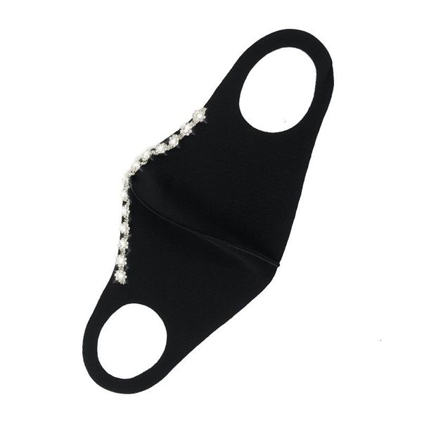 

woman cotton reusable man blends black rhinestone fashion face mask dhl 5 npwvq