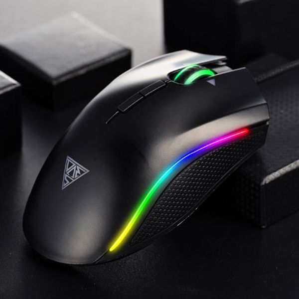 

mice ergonomic optical rgb gaming mouse 4000 dpi adjustable 7 buttons usb wired for pc lapgamer deskcomputer