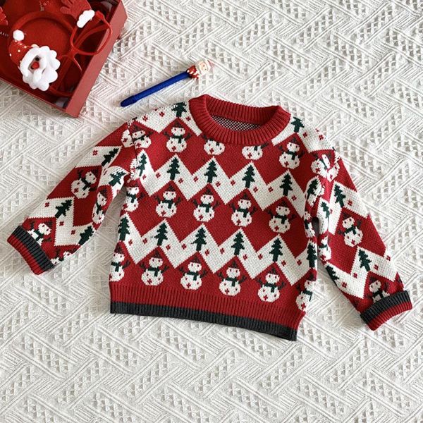 

1 7yrs christmas snowman kids girls long sleeve knit sweater new 2020 autumn winter baby kids girls pullover sweaters wmtnnb rimmer, Blue