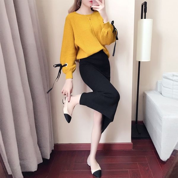 

5ao4q женский костюм 2020 skirtsweater темперамент юбка сладкий набор весна рыбий хвост нерегулярные рыбий хвост юбка свитер двухсекционный, Gray