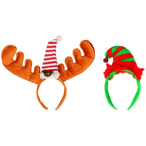 

christmas decorations 2pcs themed unique festival headdress hair hoop