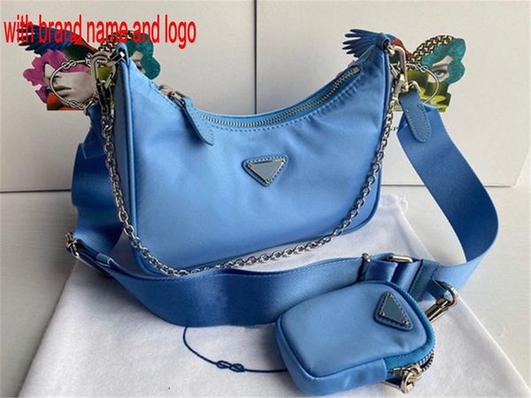 

re-edition nylon shoulder bag designer leather handbag designer selling lady cross-body luxury bag chain tote high qynf 5tbfd