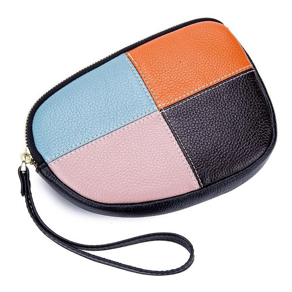 

hit color clutch lady fashion soft leather personality clutch small casual high-end small coin purse gift wholesale 2062