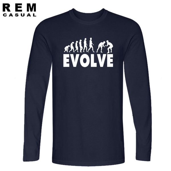 

new brand quality evolve wrestling evolution school funny t shirts o neck long sleeve t-shirts sport hooded sweatshirt hoodie