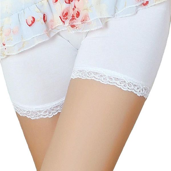 

women's panties safety short pants large size women plus natural color shorts leggings mid-rise pants1, Black;pink