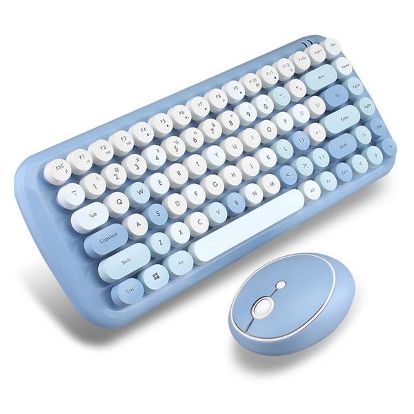 

keyboard mouse combos wireless and set number pad round punk mini for pc/laptop