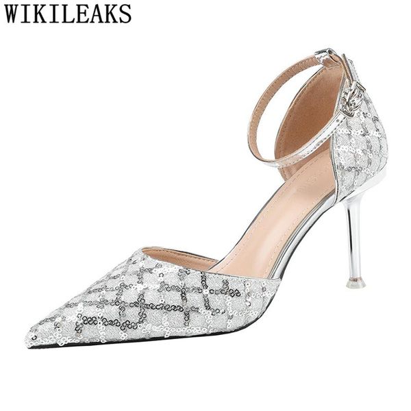 

mary jane shoes glitter fashion luxury heels summer shoes woman high heels designer women elegant fetish high, Black