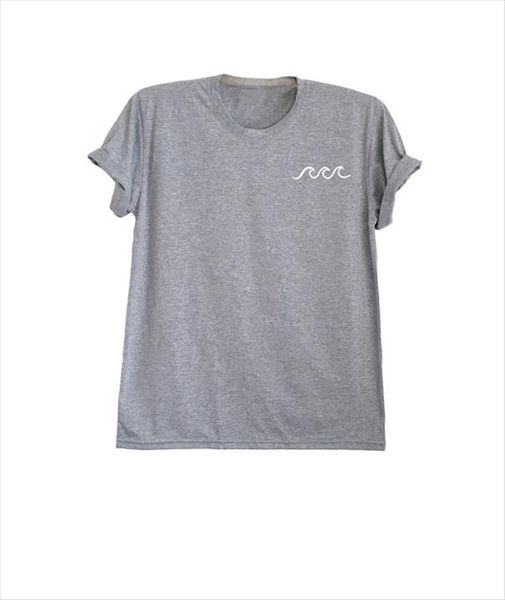 

2020 new fashion women t shirts special tshirt drop shiping wave shirt ocean c864x drop shipping good quality, White