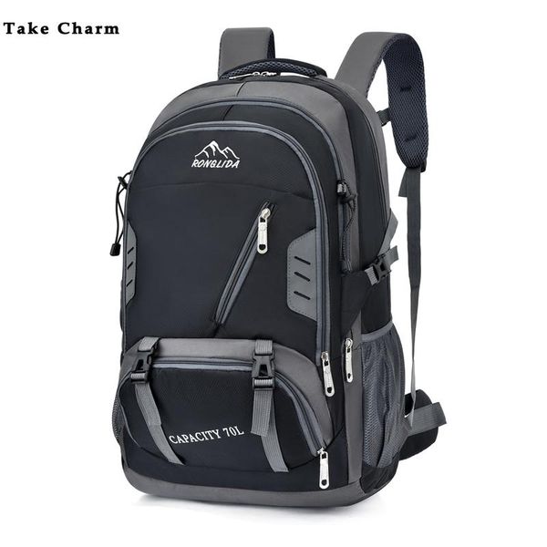 

men backpack new 2020 nylon waterproof casual large capacity outdoor travel backpack men and women couple sport bag bbyvvi