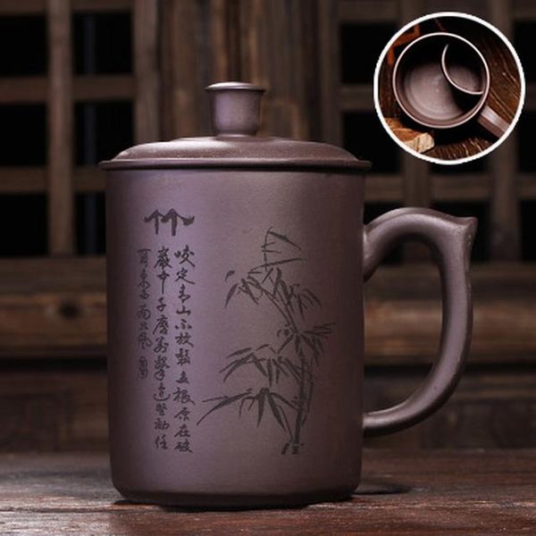 

jia gui luo 500ml с чайным чаем кружки фиолетовые глины pu'er керамические чашки офисные чашки подарка путешествия i010 jllqti