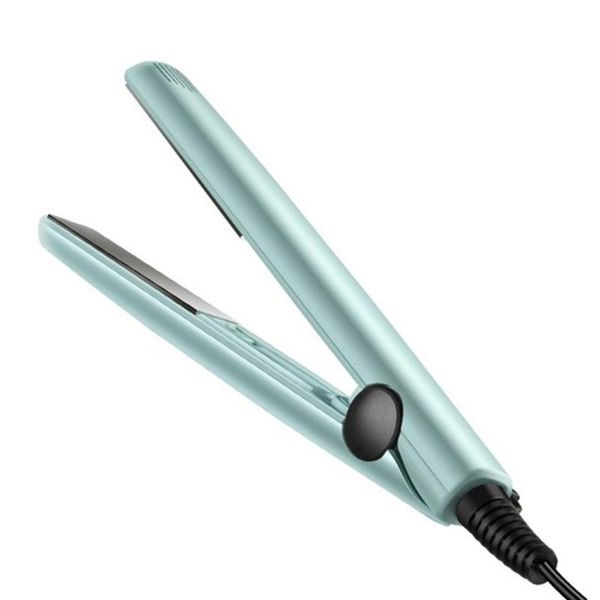 

portable professional hair curler mini splint hair straightener small power dormitory travel curler, Brown