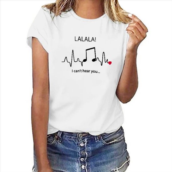 

hillbilly music girls music festival t shirt i cant hear you printed harajuku graphi selling t shirts blusas femme, White