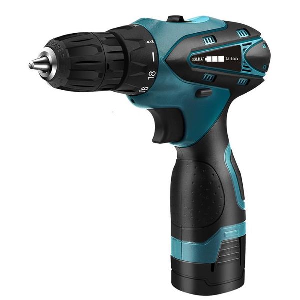 

16.8v cordless screwdriver electric drill two-speed rechargeable lithium battery led lamp 2pcs waterproof hand drill