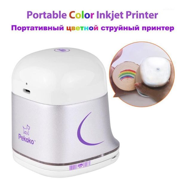 

printers pekoko portable color inkjet printer handheld support 1200dpi wireless connection for customized text code pattern logo1