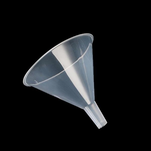 

150mm plastic small funnels perfume liquid essential oil filling empty bottle packing funnel laboratory analysis suppli qylwjk