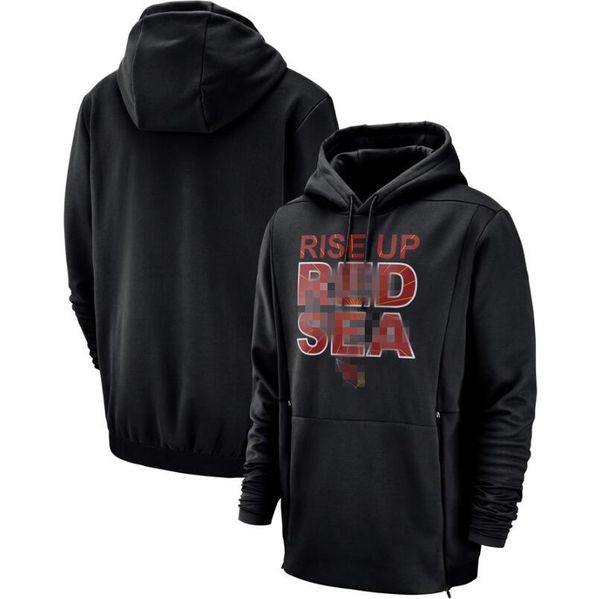 

men women youth arizona cardinals hoodie sideline performance player pullover hoodie, Black;red